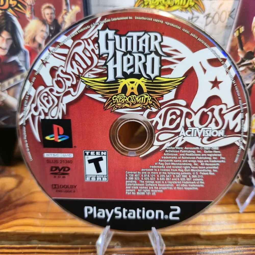Guitar Hero Aerosmith Sony PlayStation 2 PS2 Game Complete!